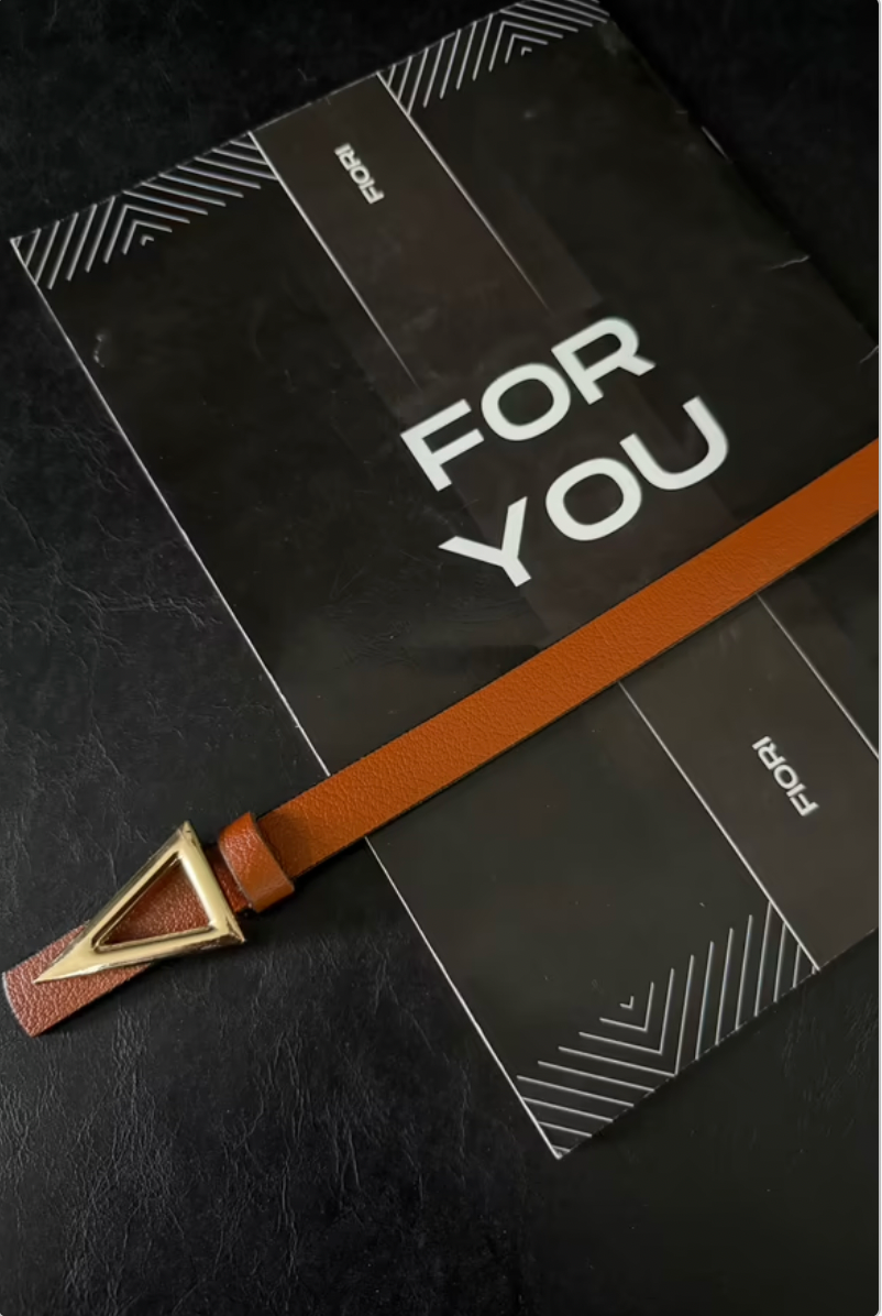 Triangle Buckle Belt